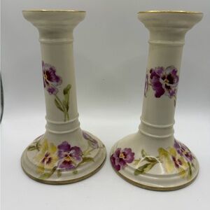 Vintage Limoges candle holders
